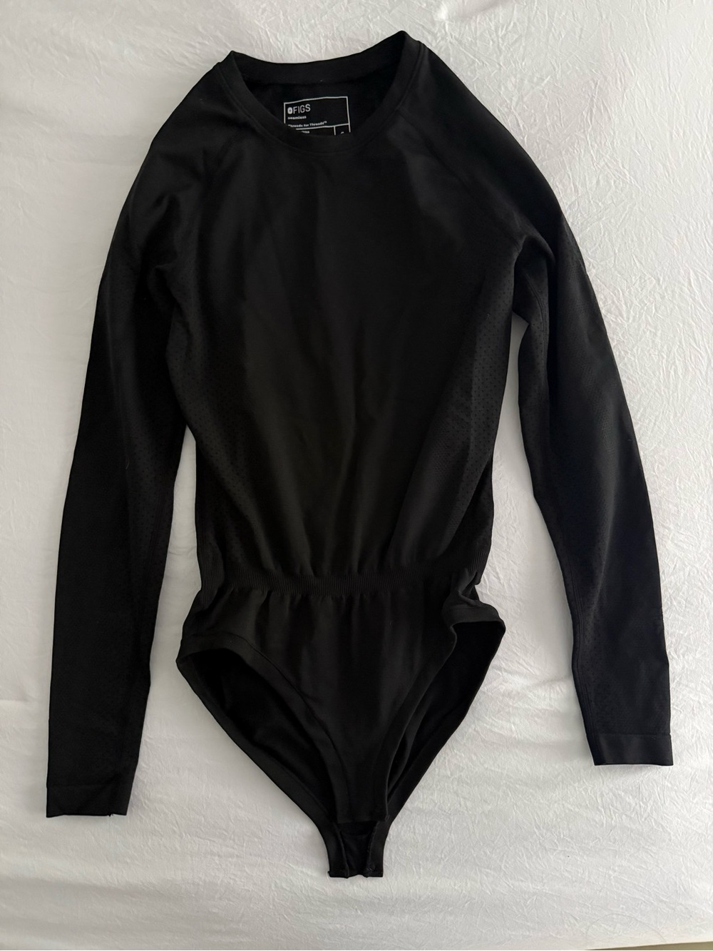 FIGS Seamless Performance Bodysuit Underscrub Long Sleeve Size S
